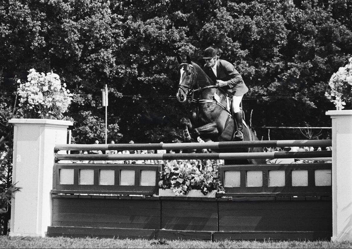 International showjumping jumping festival CHIO Rotterdam Gerd Wiltfang in action with Roman